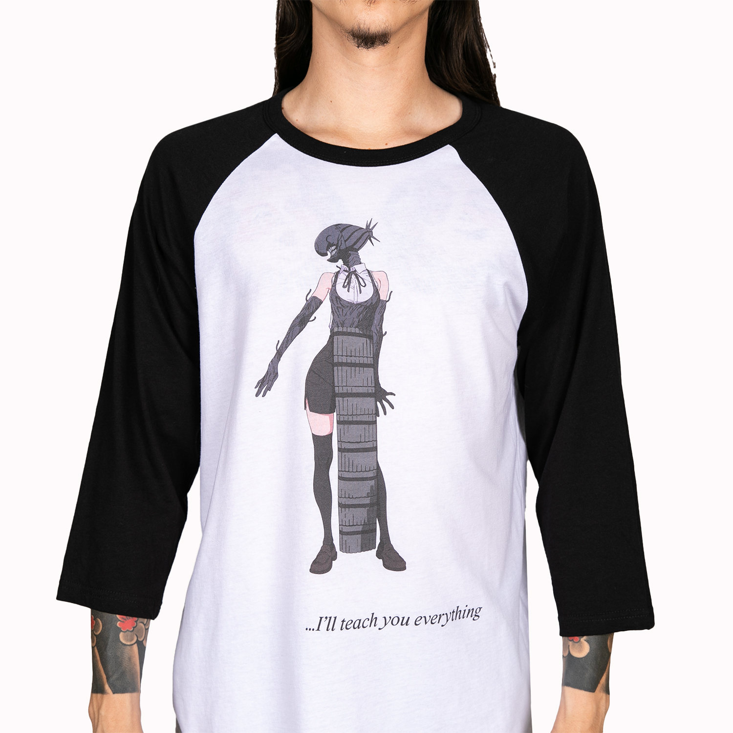 Chainsaw Man - The Movie: Reze Arc - Bomb Girl Raglan T-shirt 6