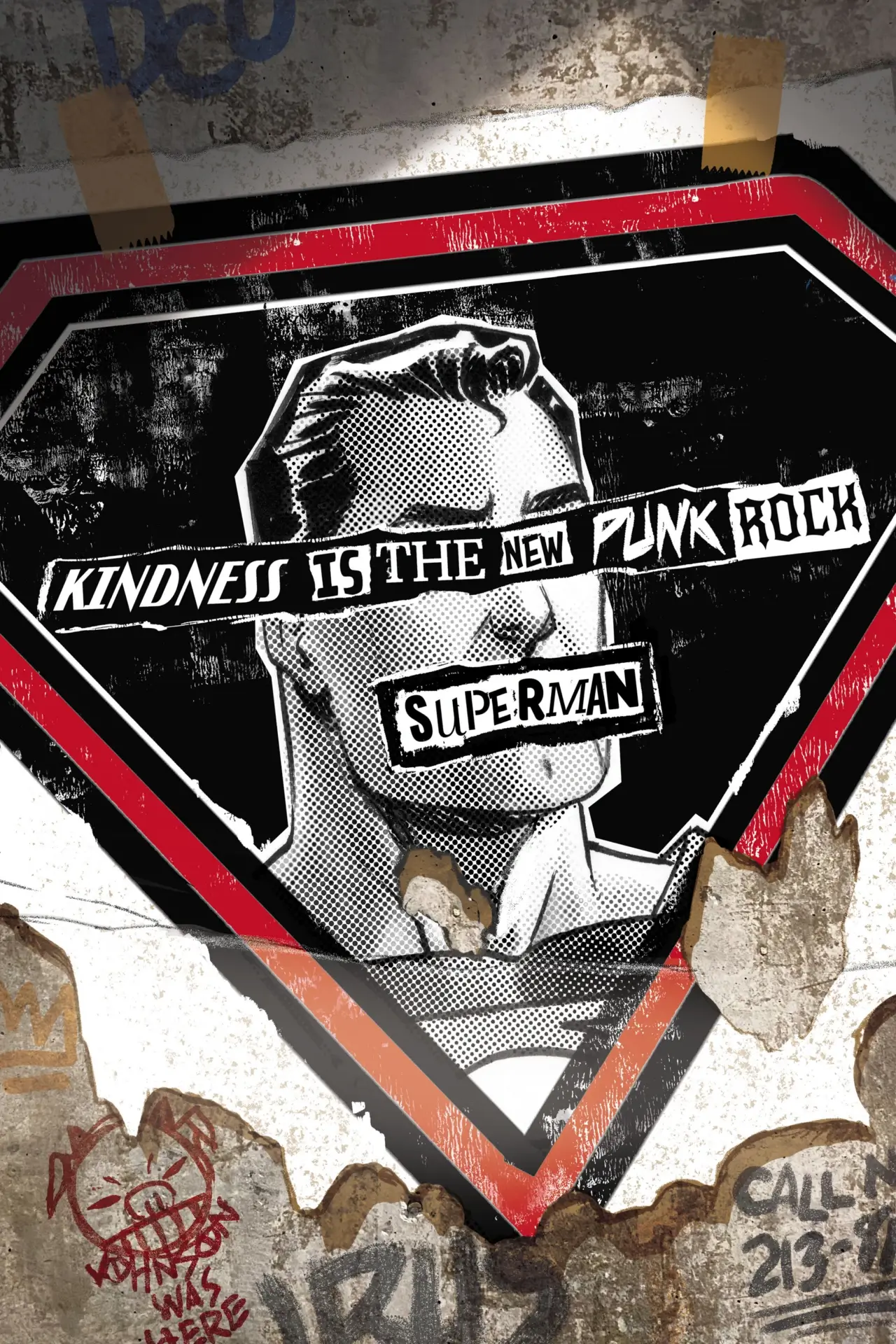 Johnson—Superman 34 Punk Rock Variant Cover