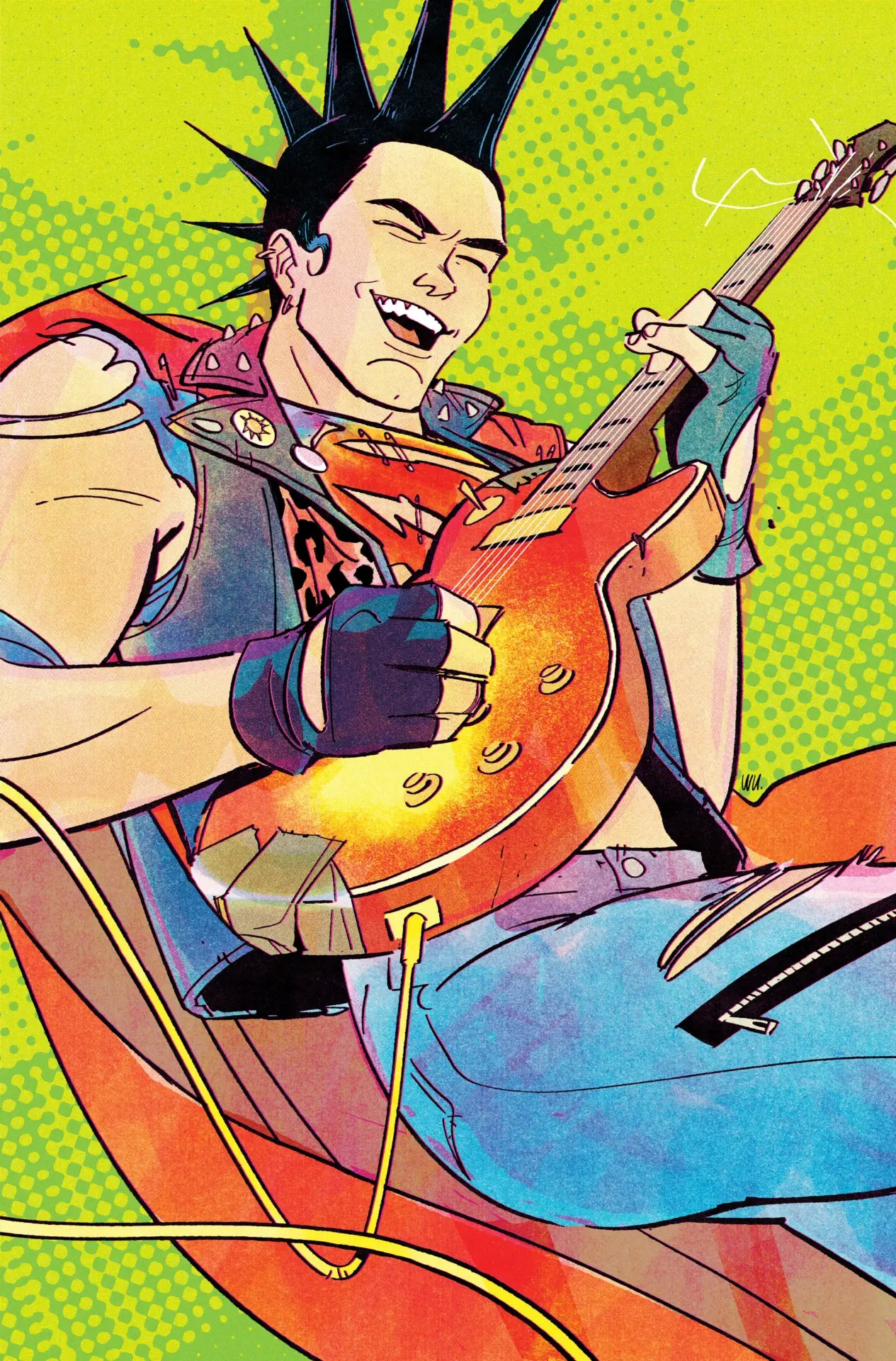 Wu—Action Comics 1094 Punk Rock Variant Cover