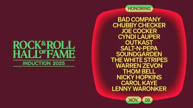 Rock & Roll Hall of Fame 2025: New Presenters and Performers Announced