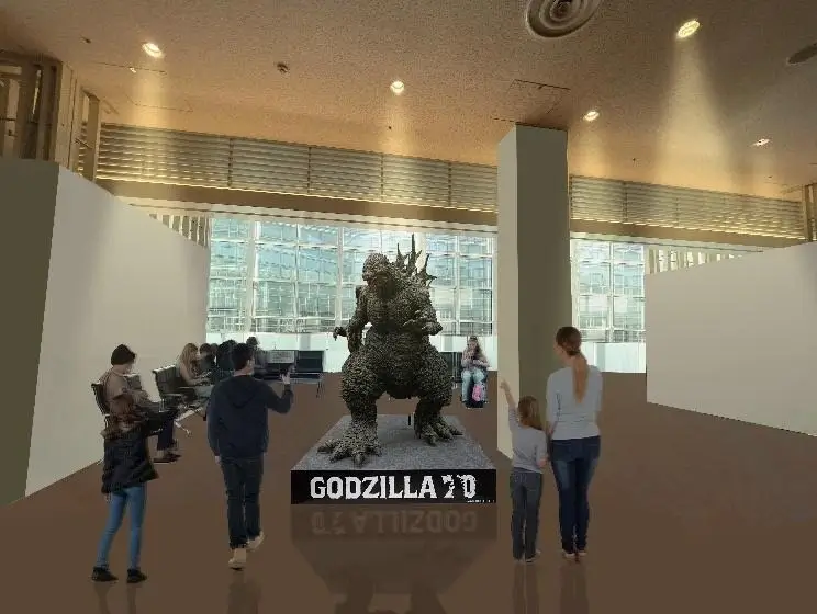 HANEDA GODZILLA GLOBAL PROJECT render 5