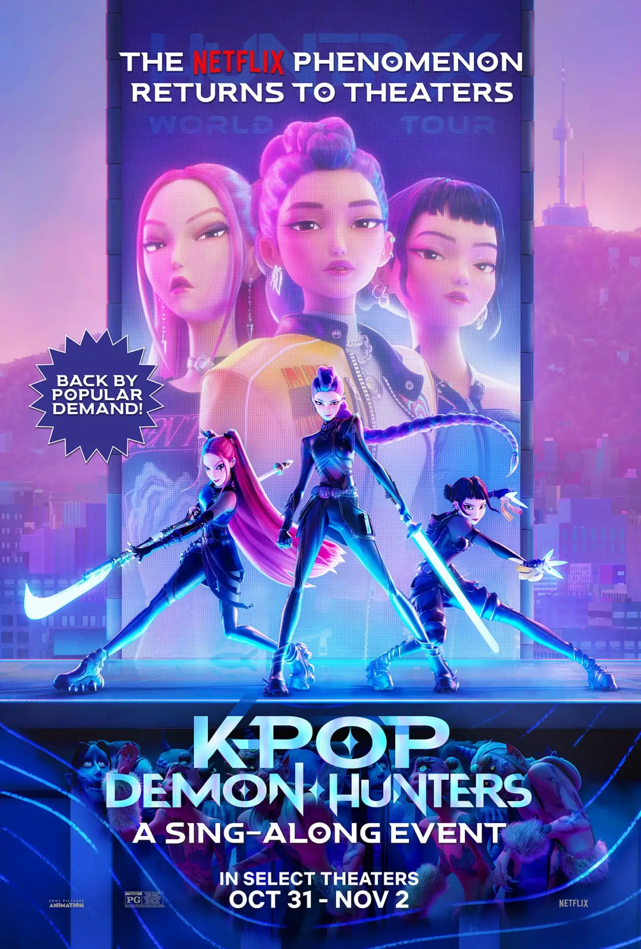 KPop Demon Hunters Sing-Along poster