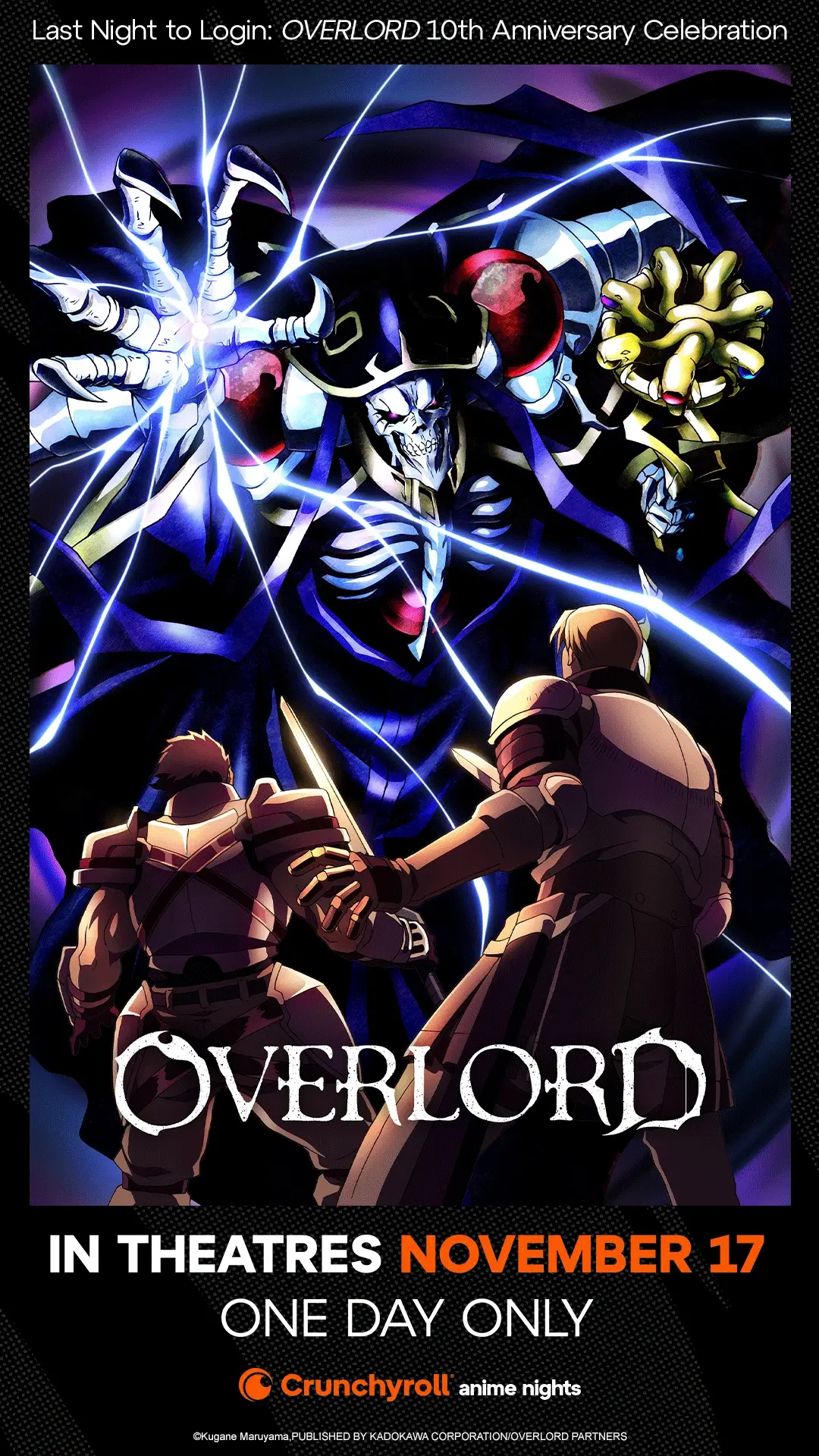 Last Night to Login: OVERLORD 10th Anniversary Celebration NA key art