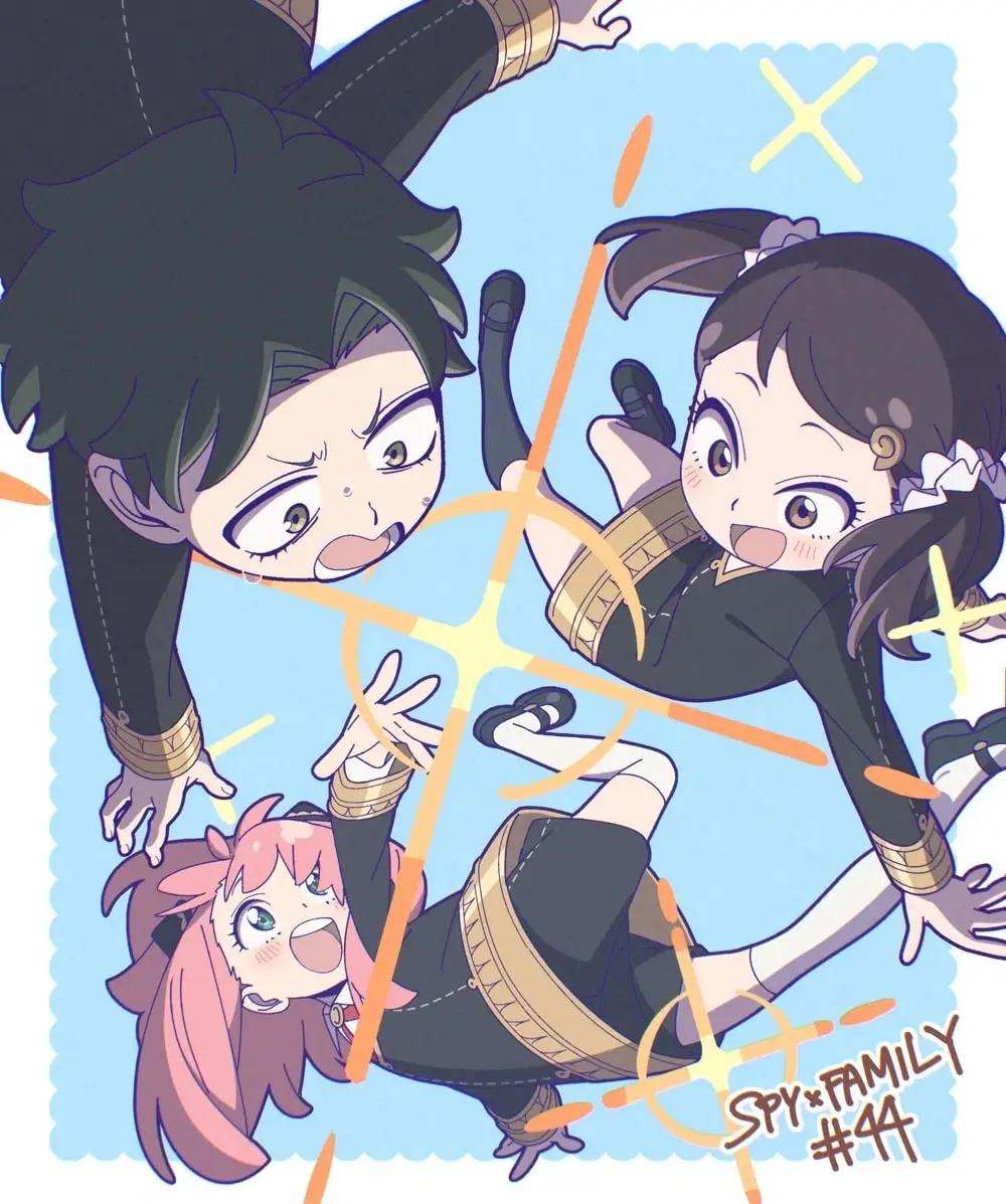 Spy x Family Season 3 Ep. 44 "The Red Circus" illustration by Manani Honda