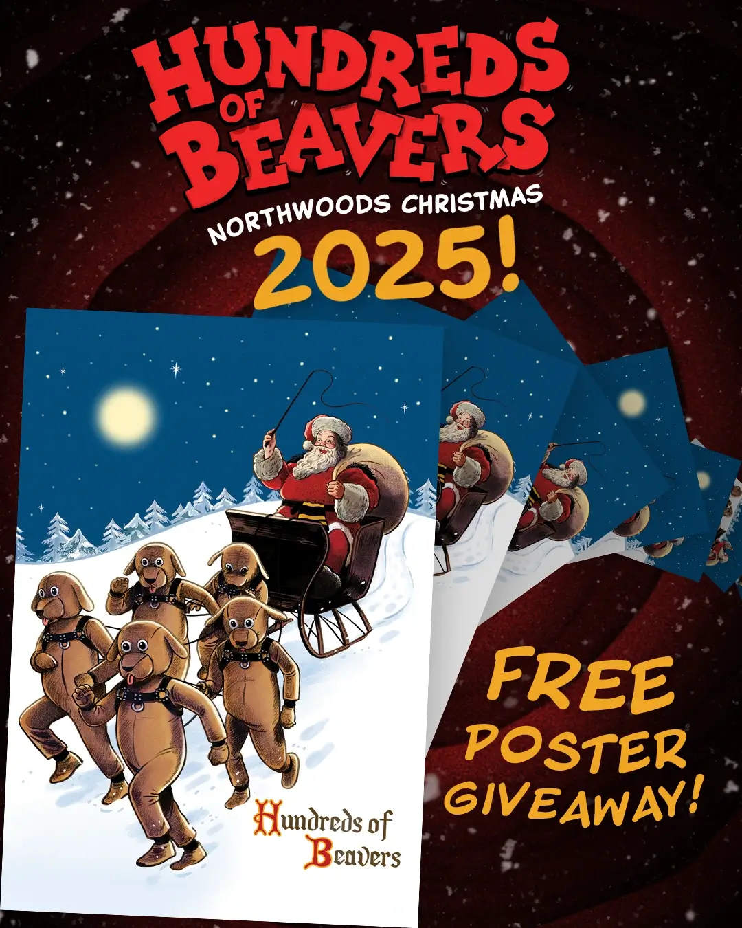 Hob HoB Northwoods Christmas 2025 Social Poster 4x5