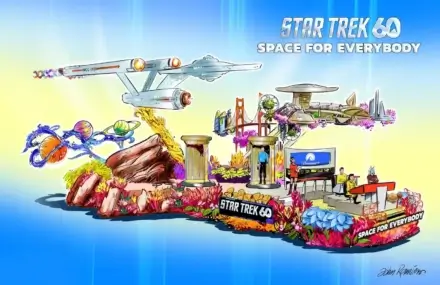 Star Trek Icons Join 2026 Rose Parade Float Celebrating Sixty Years of the Franchise