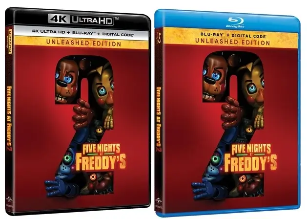 Five.Nights.At .Freddys.2 4K.UHD .and .Blu Ray.Artwork