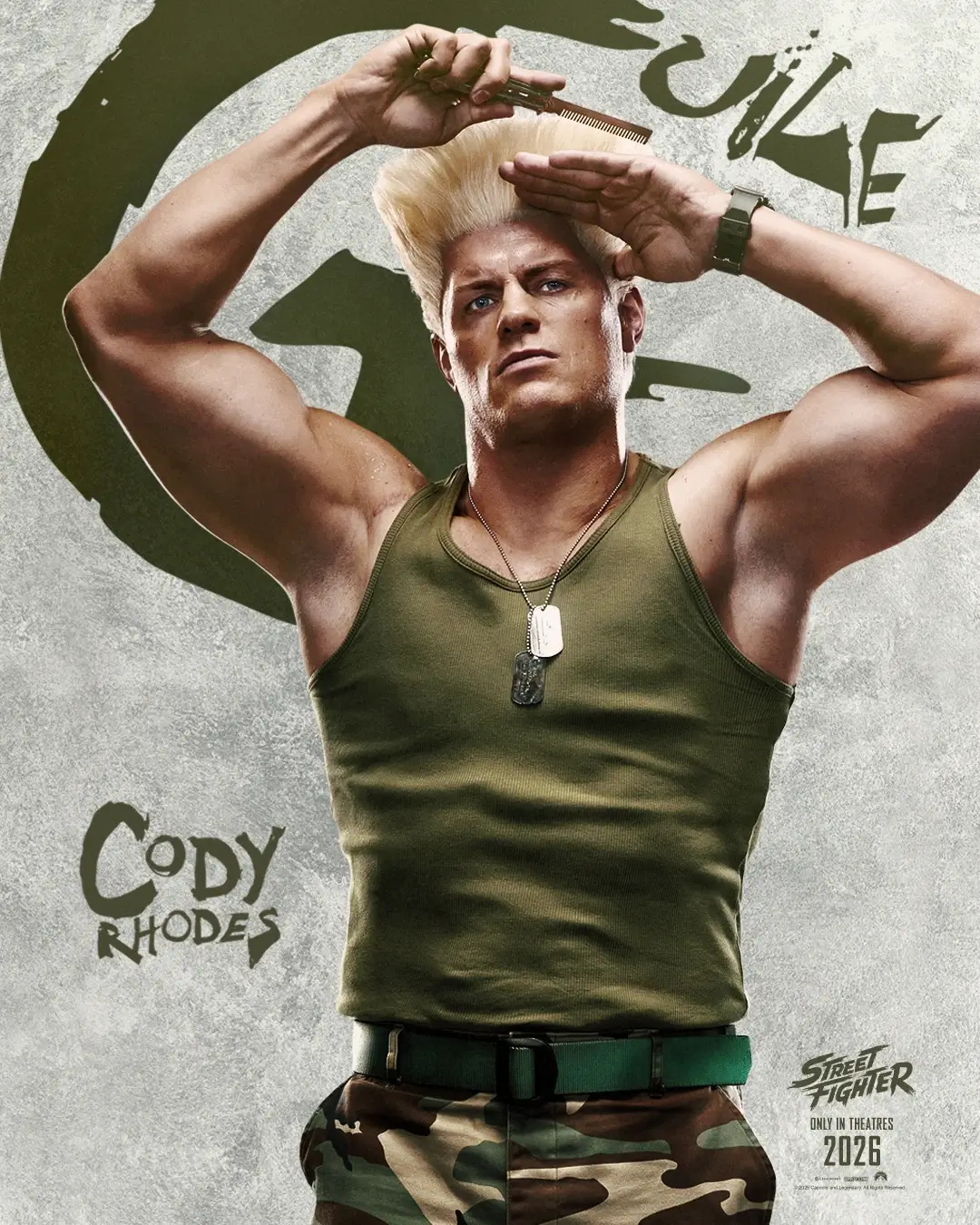 StreetFigher Character 4x5 Guile 335 V1 R2