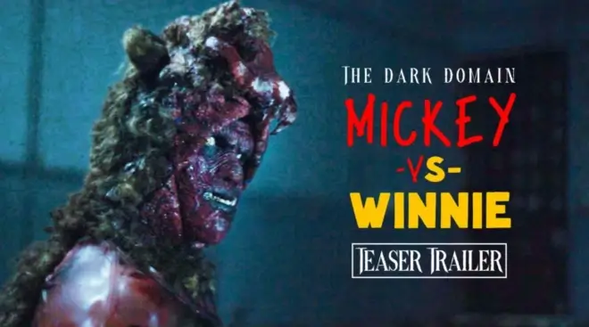 'The Dark Domain: Mickey-VS-Winnie' Gets A Crazy First-Look For Public Domain Horror Icons