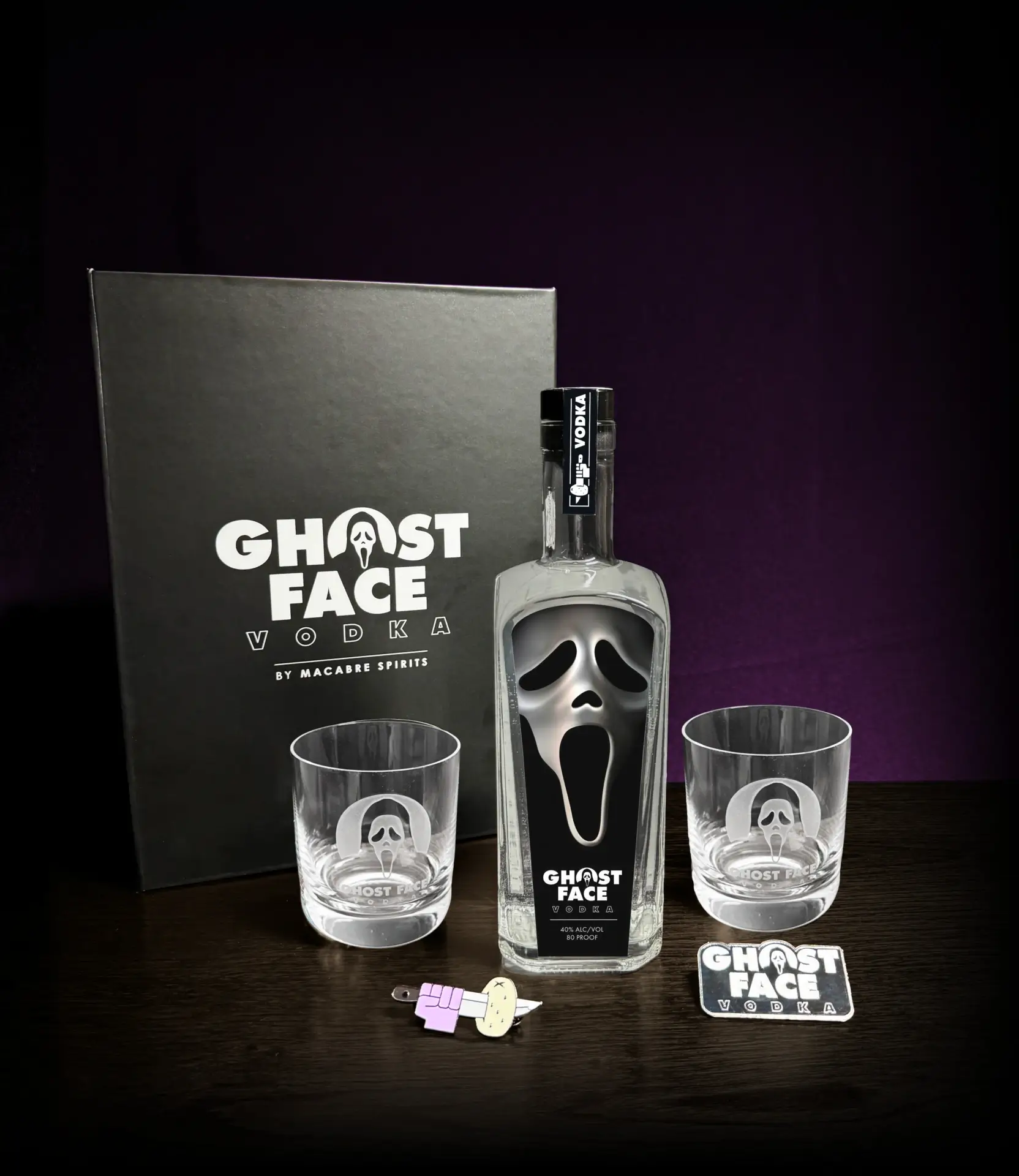 Copy Of Ghost Face Vodka Box Set Product Shot