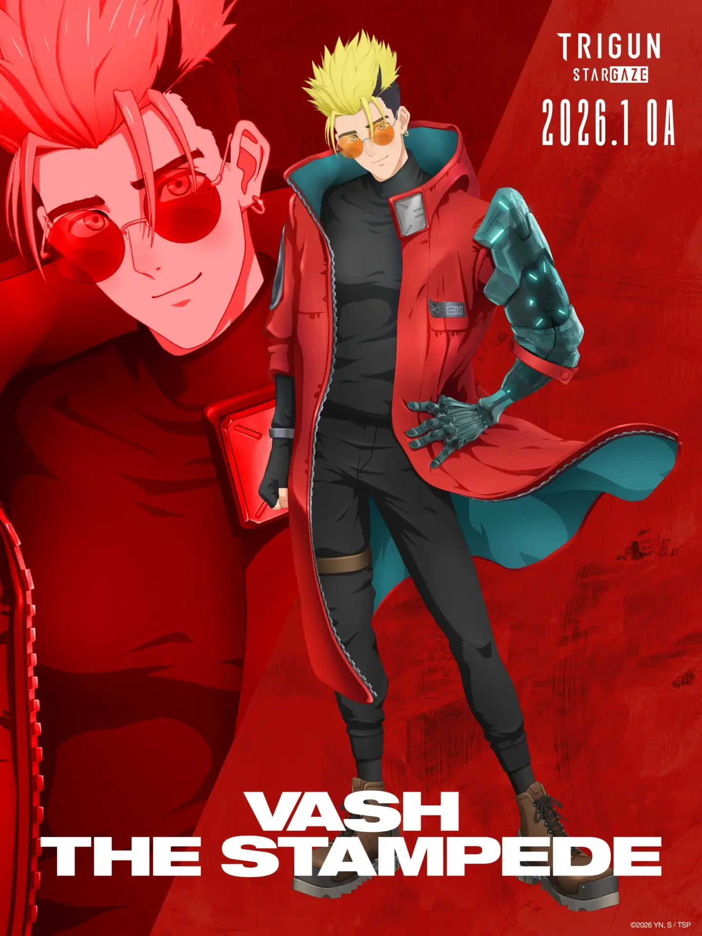 TRIGUN STARGAZE Vash the Stampede character art