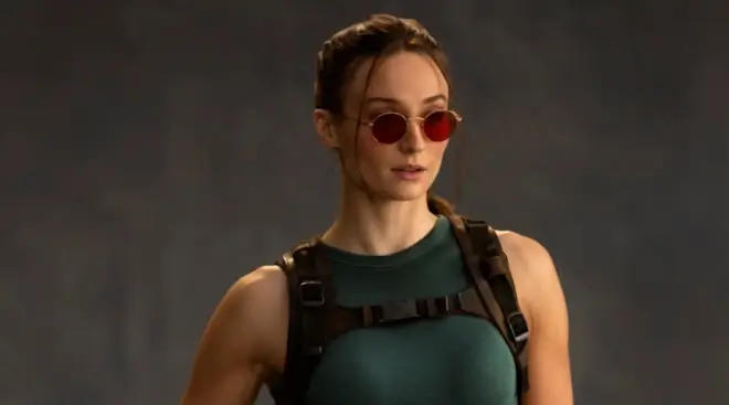 First Look at Sophie Turner As Lara Croft in New Prime Video "Tomb Raider" Series