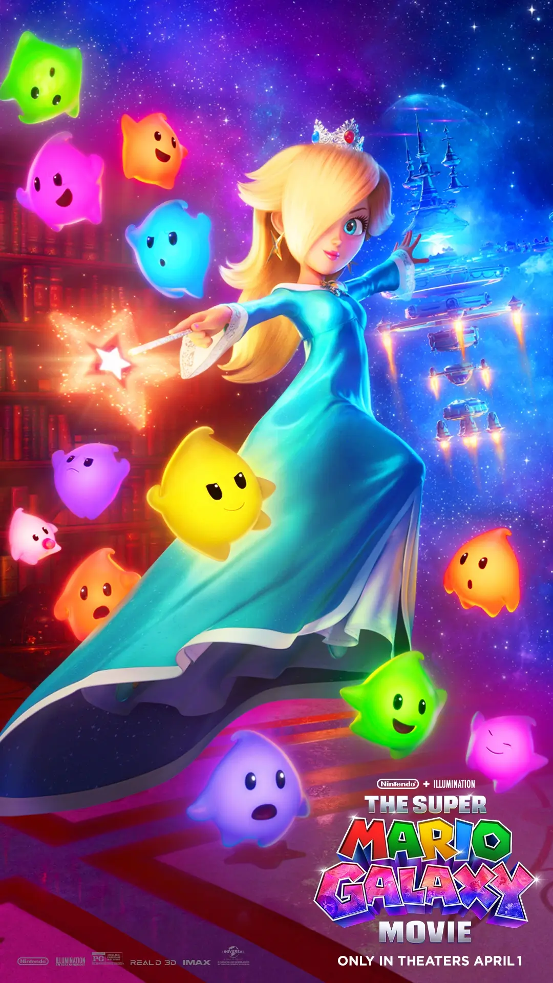 The Super Mario Galaxy Movie Rosalina poster
