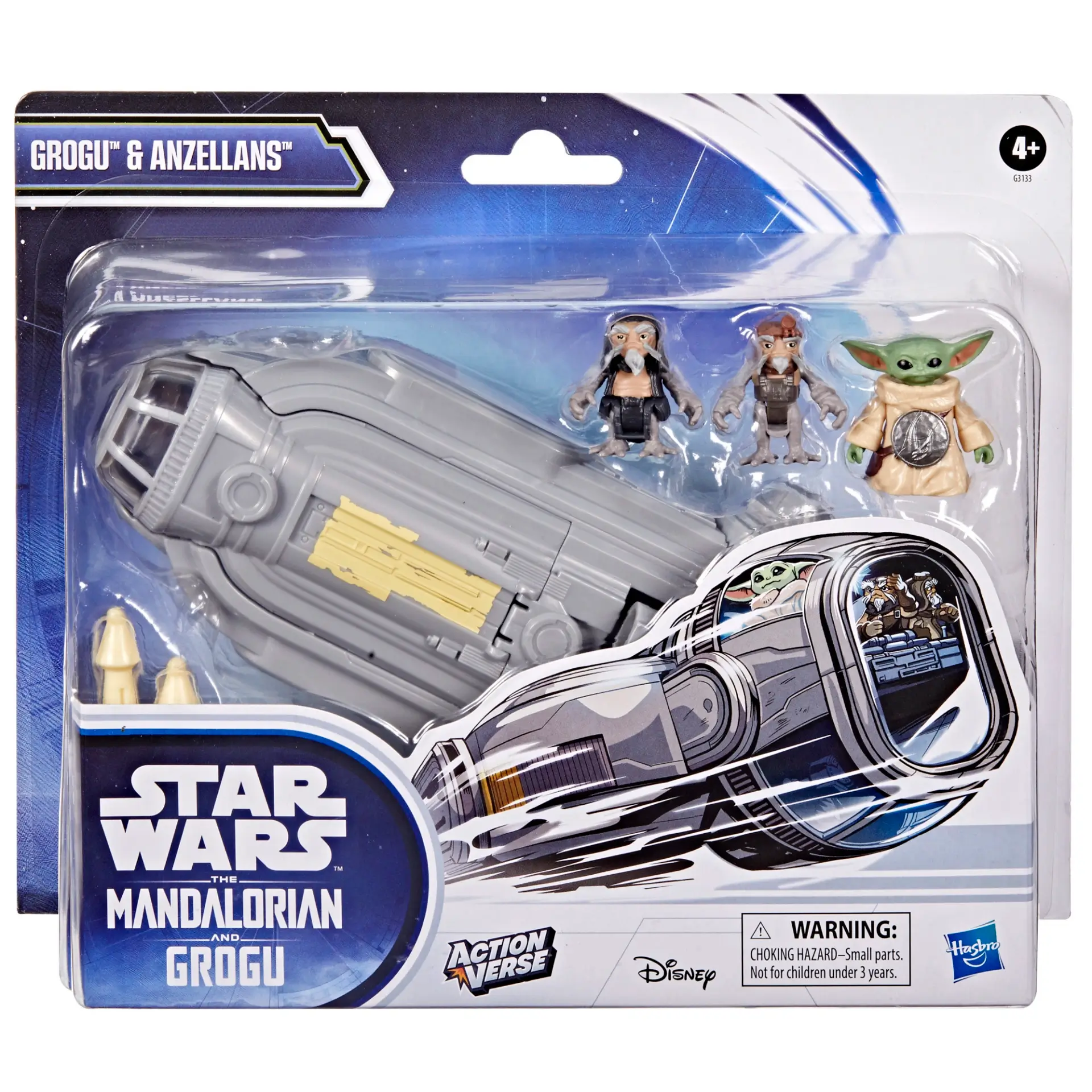 STAR WARS ACTIONVERSE GROGU ANZELLANS STARSHIP 1