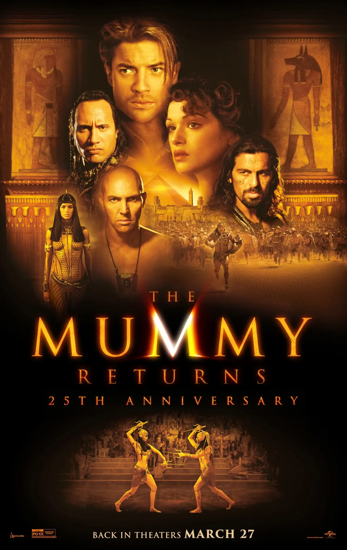The Mummy Returns' 25th anniversary poster