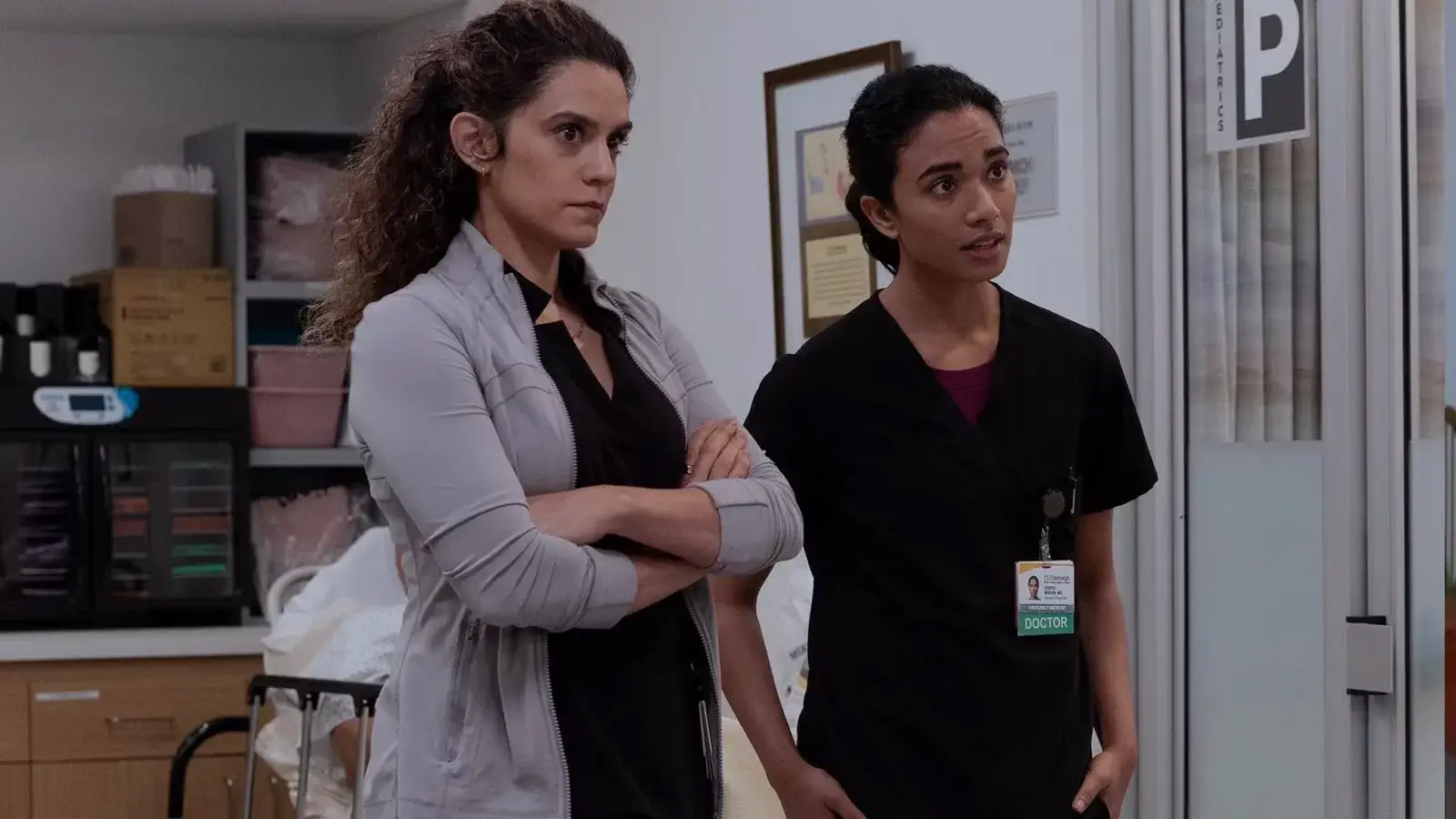 Dr Al Hashimi And Dr Mohan In The Pitt Season 2 Episode 8