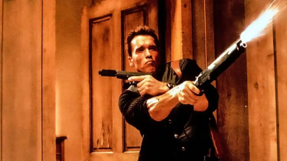 Arnold Schwarzenegger in Eraser coming to 4K UHD this June.