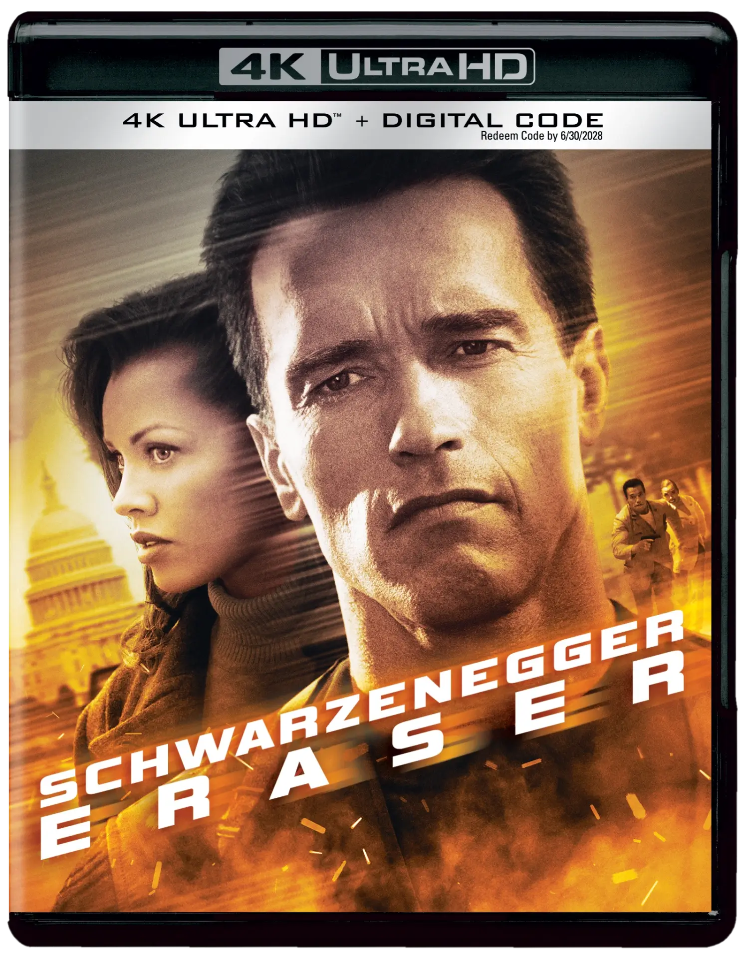 Eraser cover art on 4K UHD.