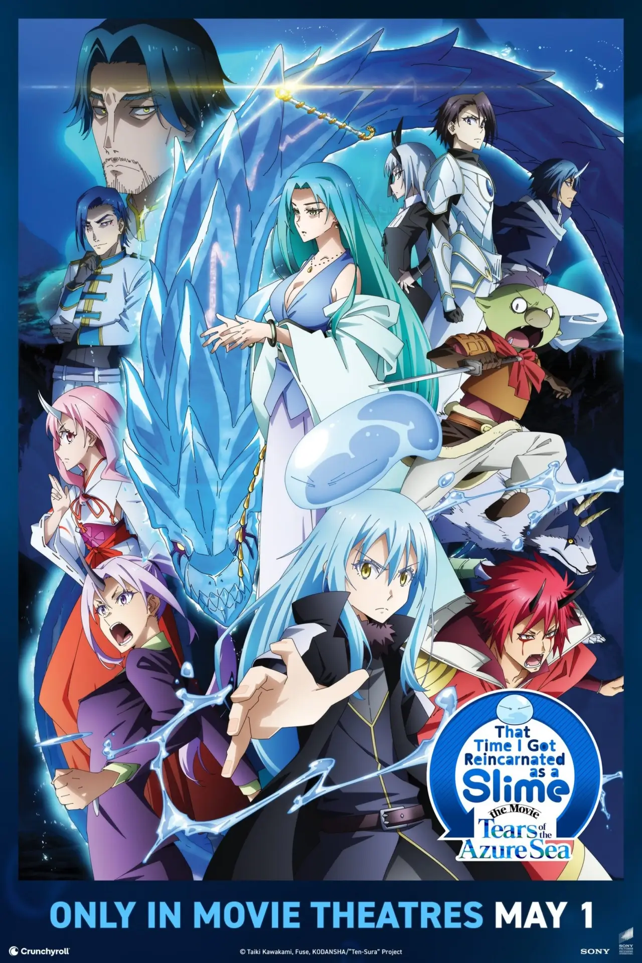 That Time I Got Reincarnated as a Slime the Movie: Tears of the Azure Sea NA theatrical poster