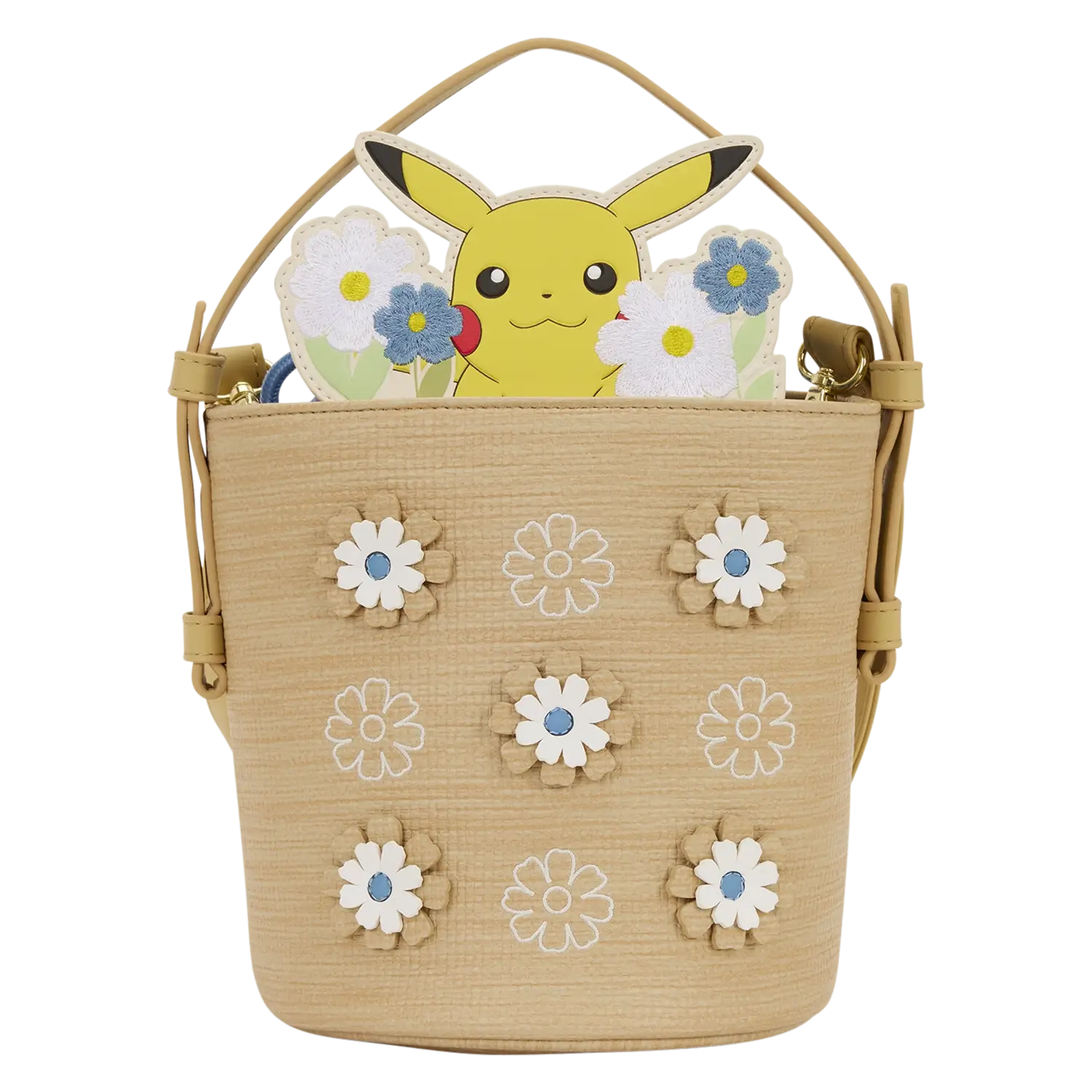 Pikachu basket crossbody bag.