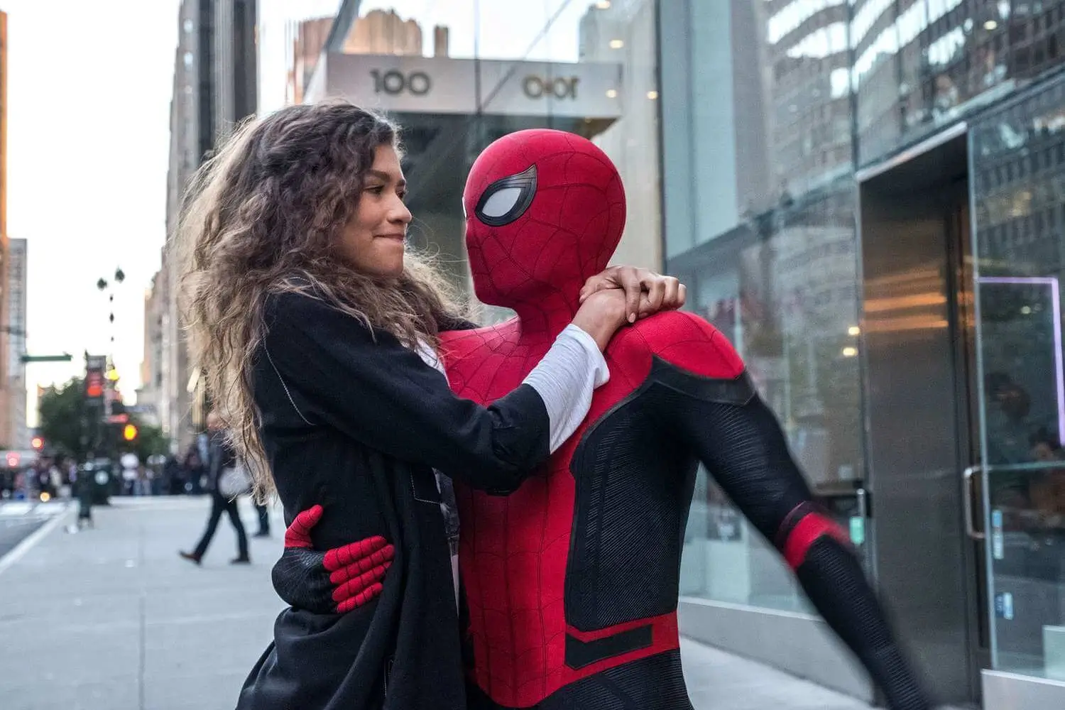 Spider-Man and MJ.
