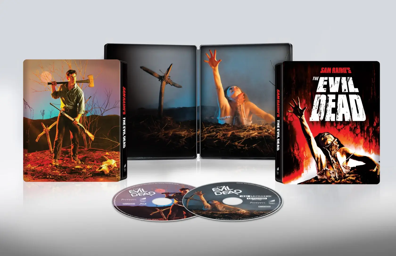 The 4K UHD packaging for The Evil Dead