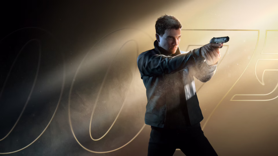 man standing with gun