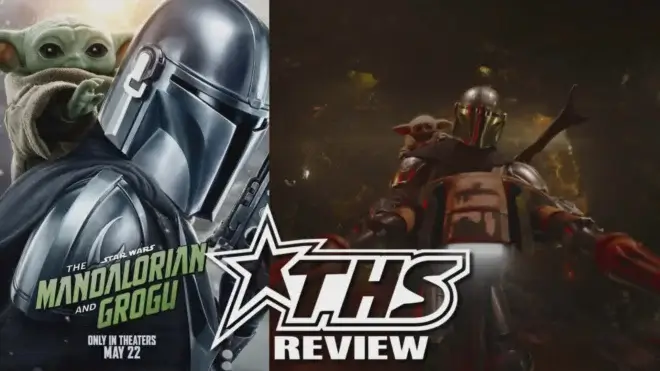 The Mandalorian and Grogu review image.
