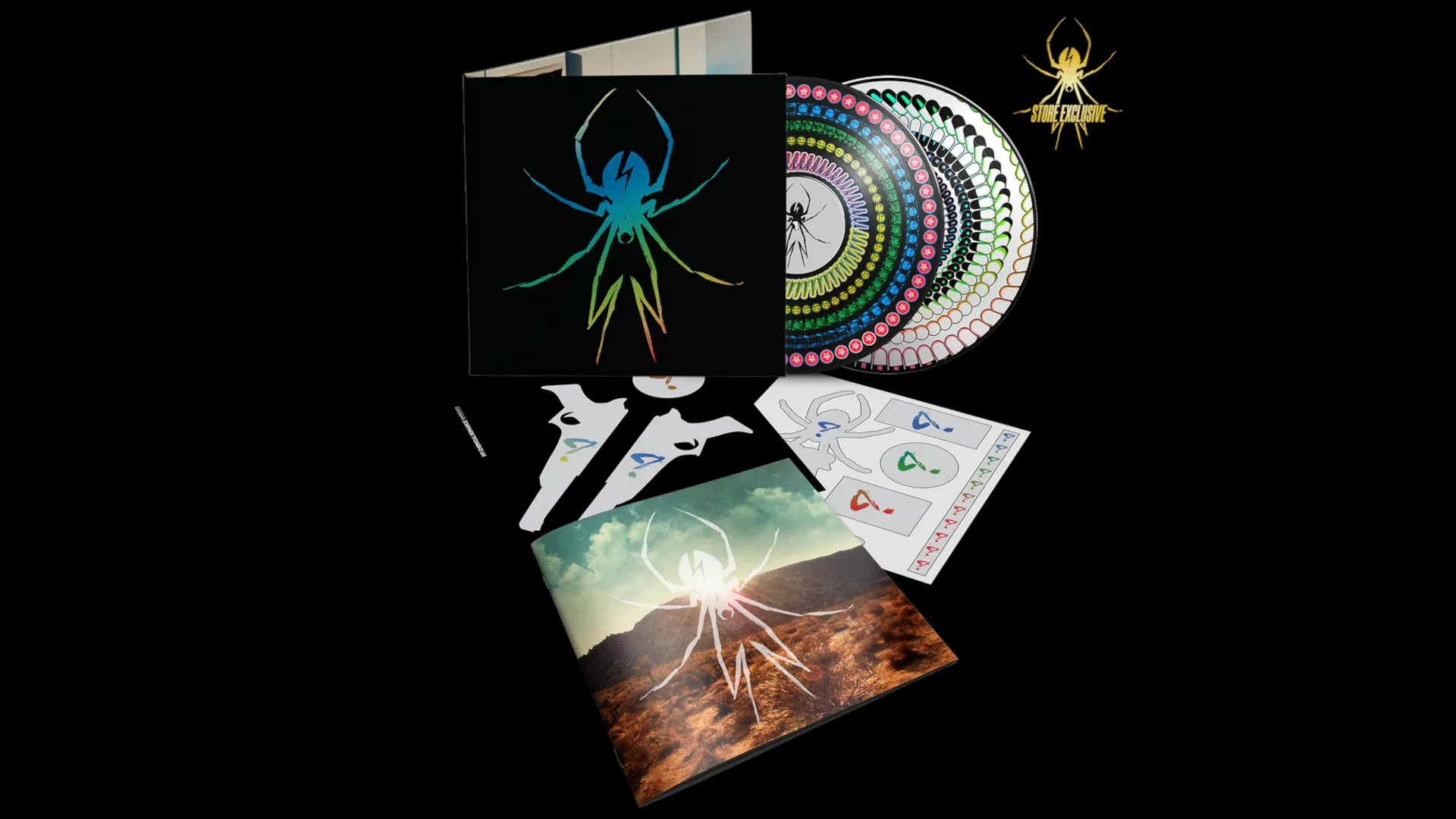 The Danger Days Deluxe Edition Zoetrope Vinyl, pictured on My Chemical Romance's website.