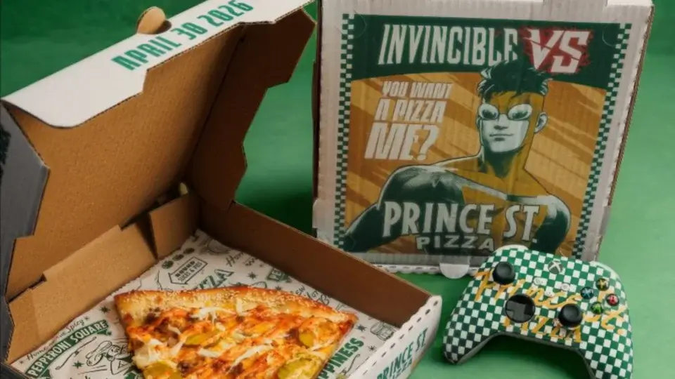 Invincible VS Prince St. Pizza combo.