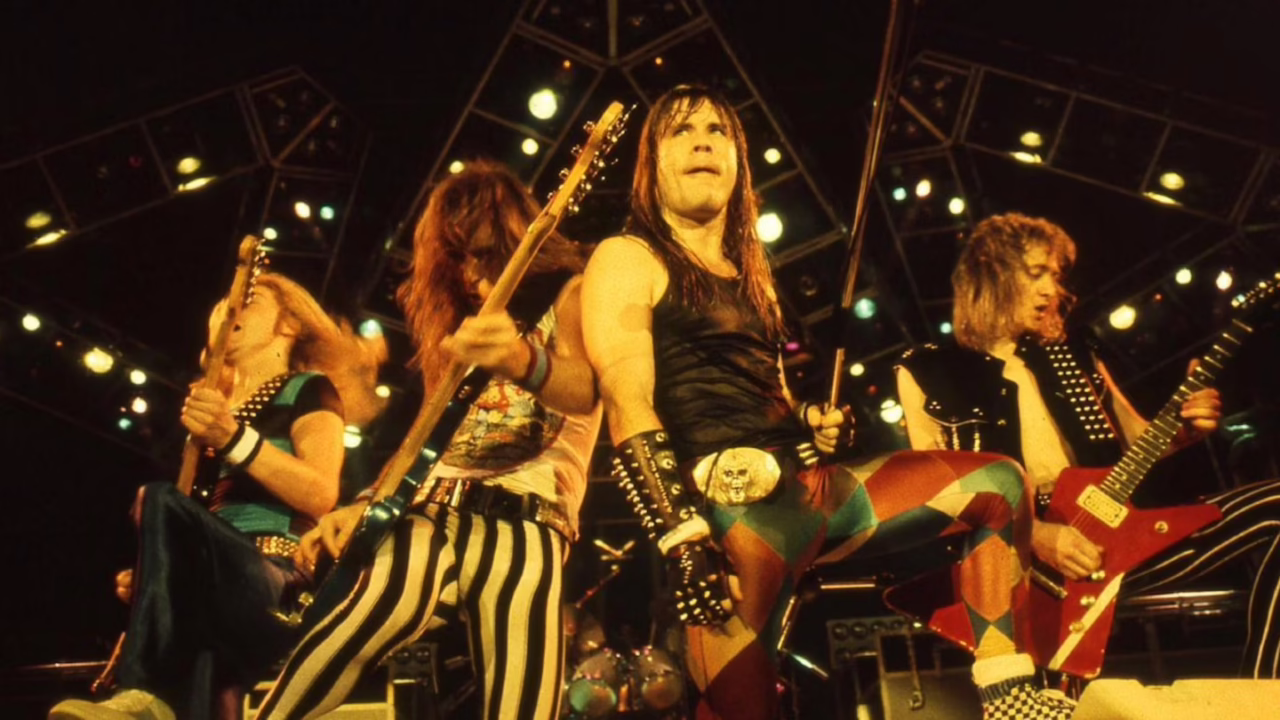 Iron Maiden on stage in Iron Maiden: Burning Ambition