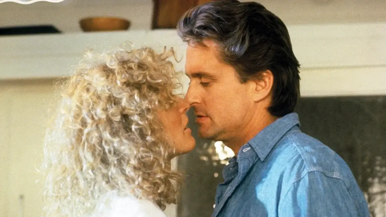 Michael Douglas and Glenn Close in Fatal Attraction.