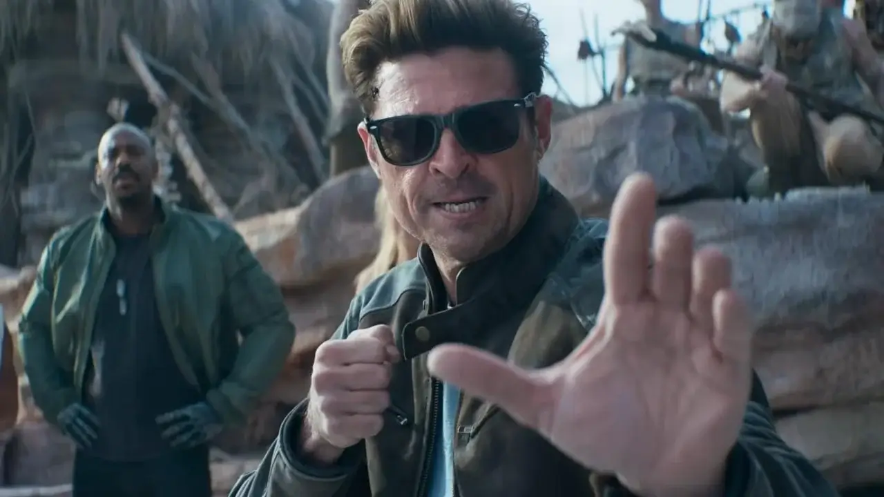 Karl Urban as Johnny Cage in Mortal Kombat II.