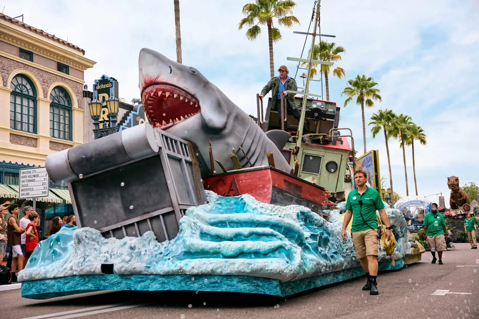 The parade at Universal Studios Orlando.