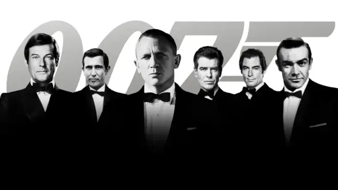 The actors of James Bond.