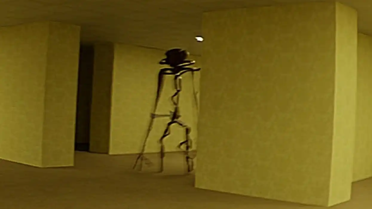A robot in the Backrooms.