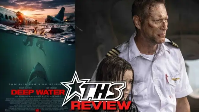 Deep Water Review: Aaron Eckhart, Ben Kingsley, and a Visually Stunning Disaster Thriller with Shark-Infused Chaos