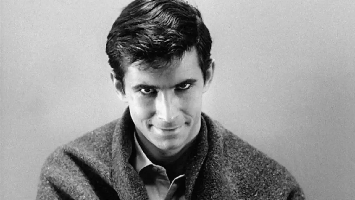Anthony Perkins as Norman Bates in Psycho. 