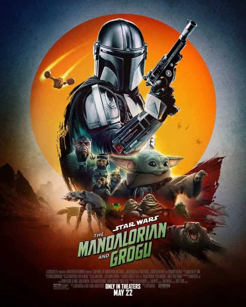 The Mandalorian and Grogu poster.
