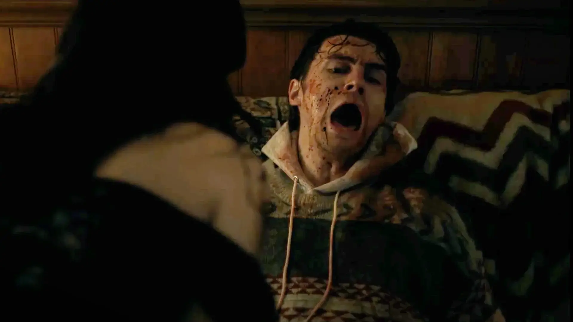 A crazy scene of Bear and Nikki.