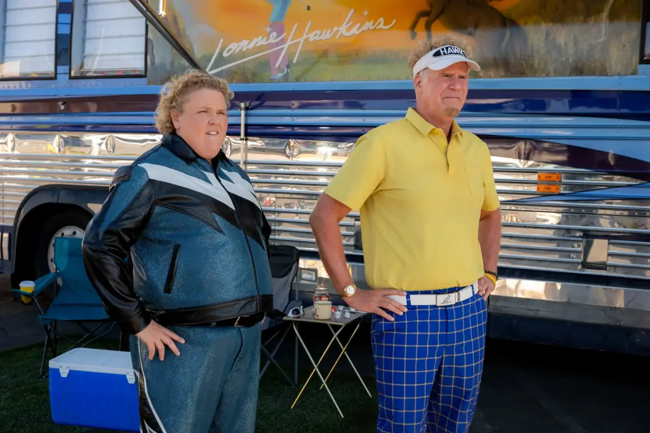 Will Ferrell and Fortune Felmster in The Hawk.