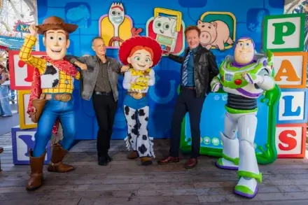 Toy Story 5 Stars Tom Hanks & Conan O’Brien Surprise Fans at Disneyland