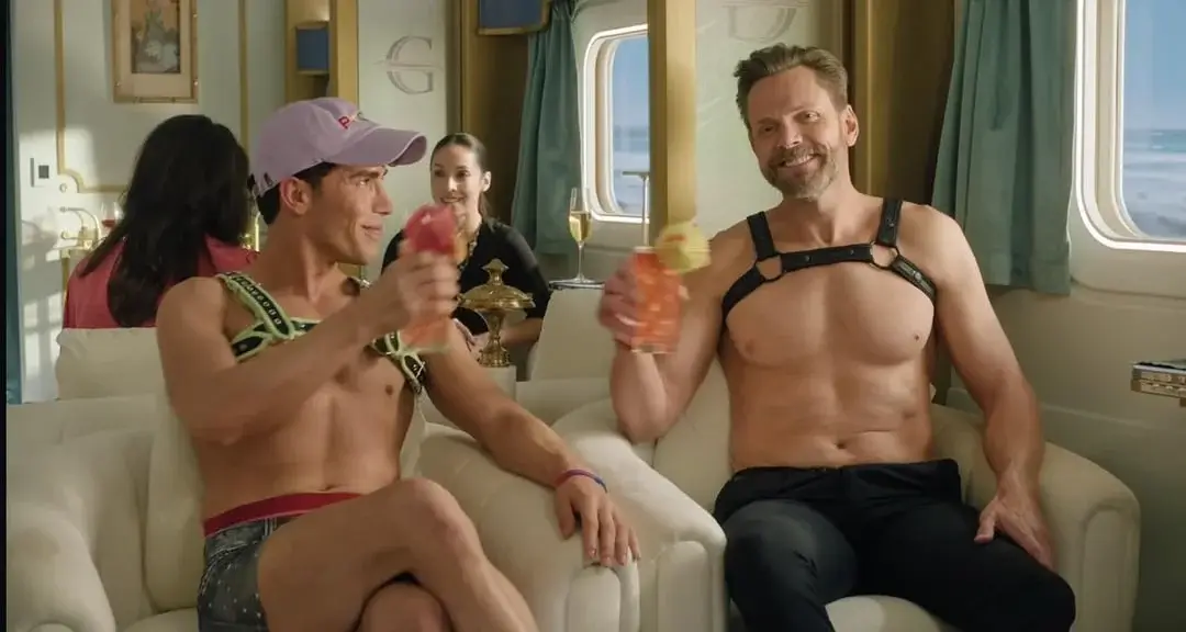 A celebrity cameo from Joel McHale in Stop! That! Train!