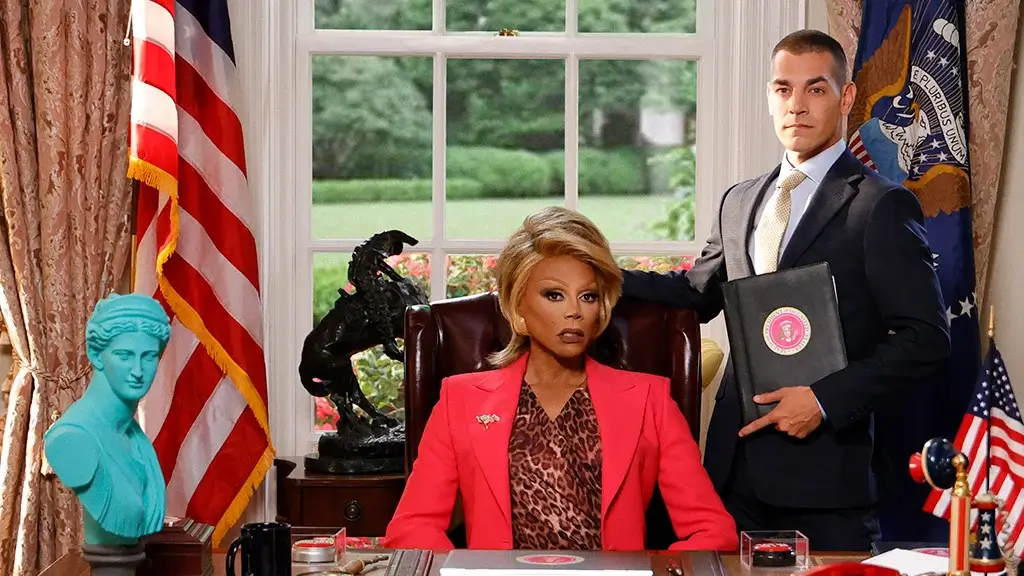 Ru Paul as President Gagwell.