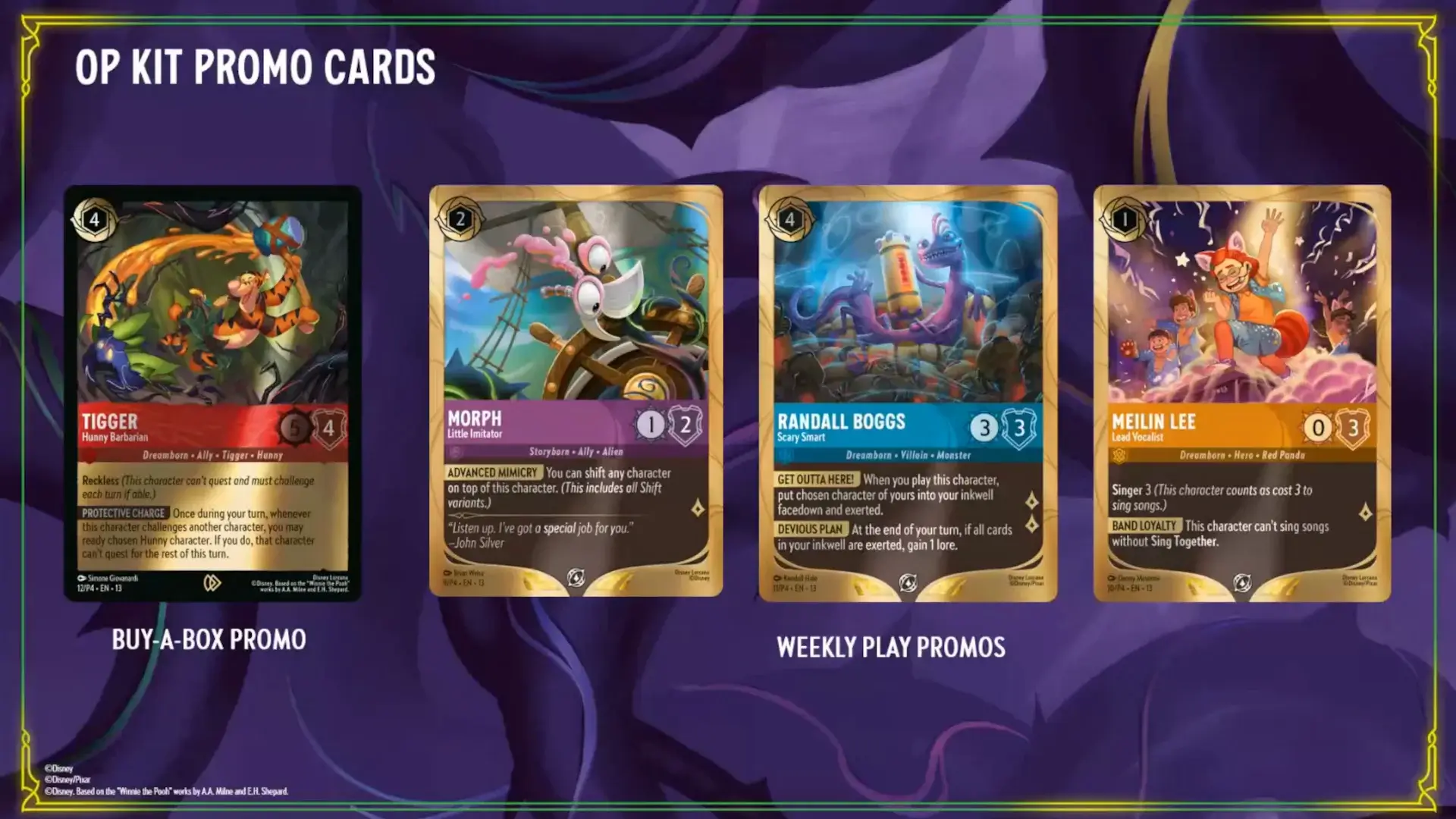Attack of the Vine's Organized Play promo cards, shown in two rows.