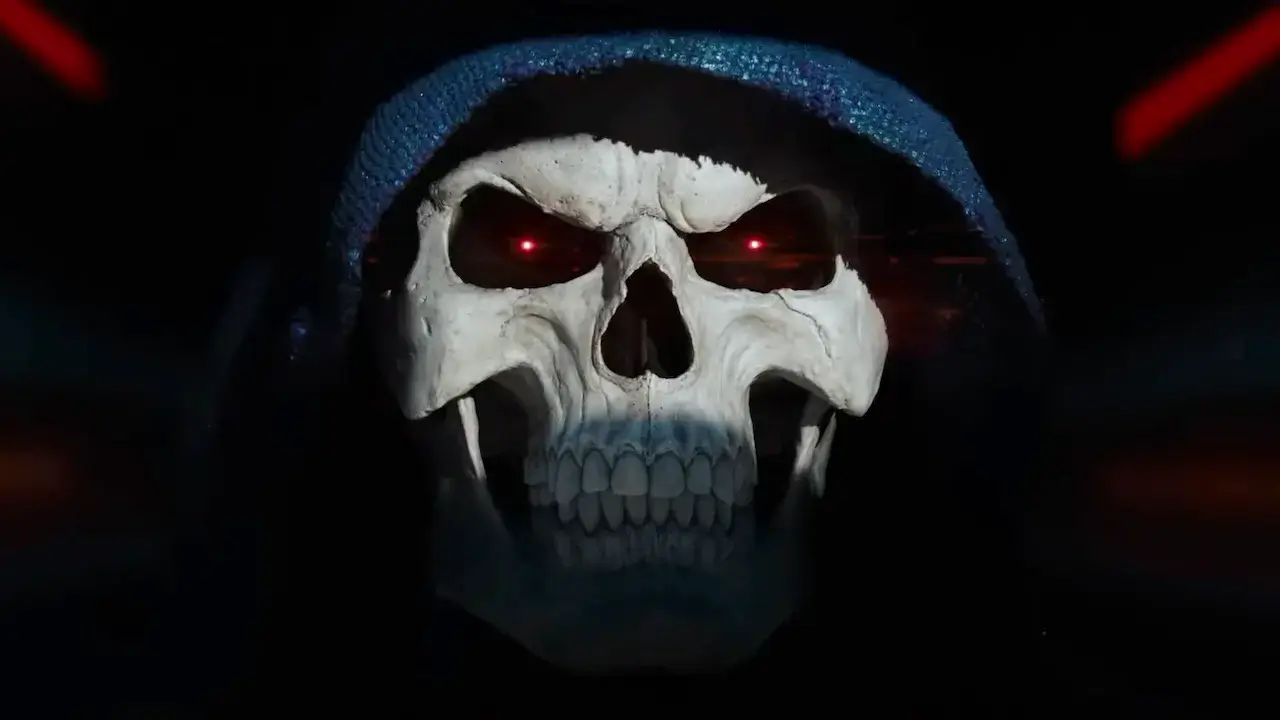 Skeletor looking menacing in Masters of the Universe.