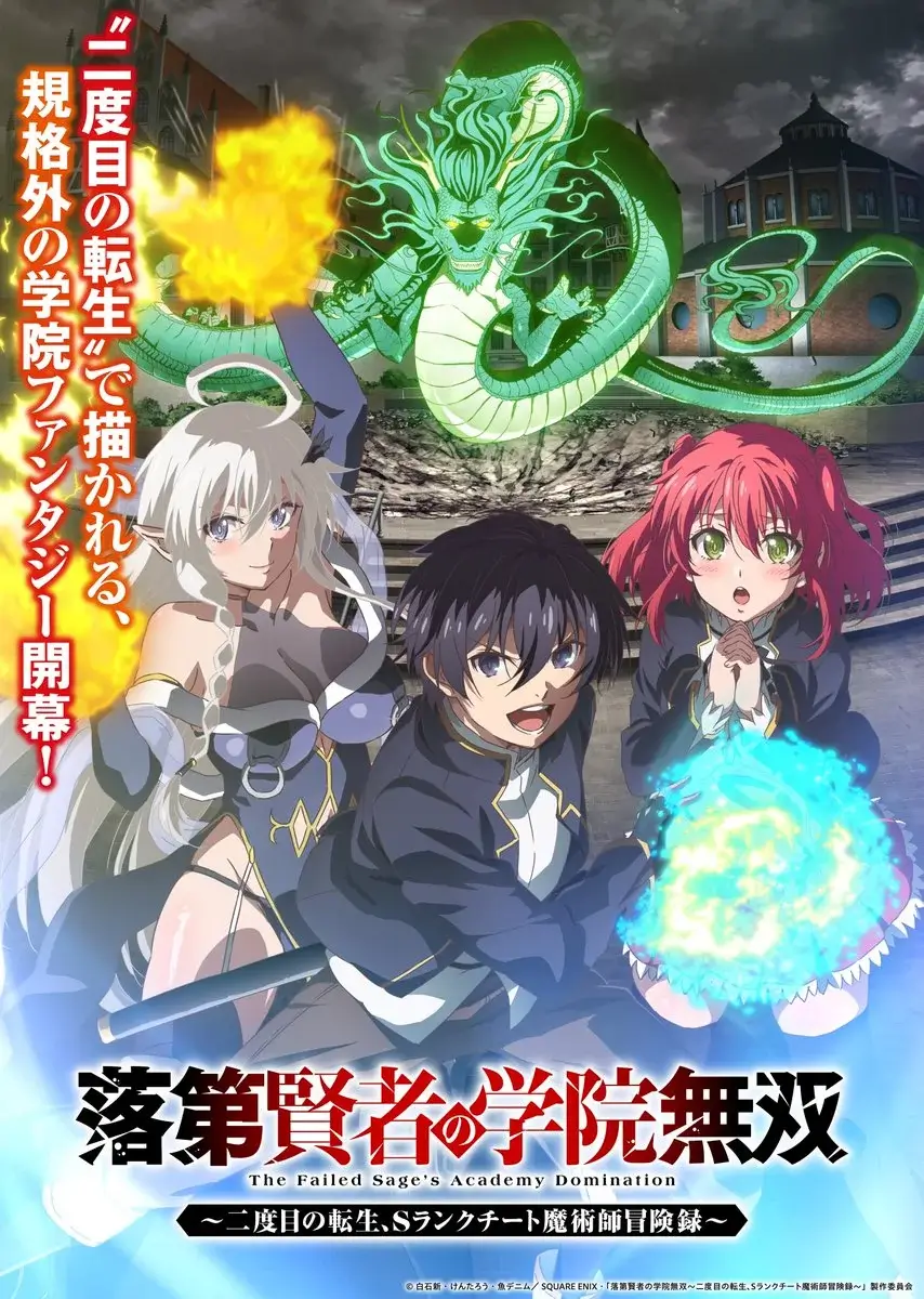 From Overshadowed to Overpowered: Second Reincarnation of a Talentless Sage JP key visual
