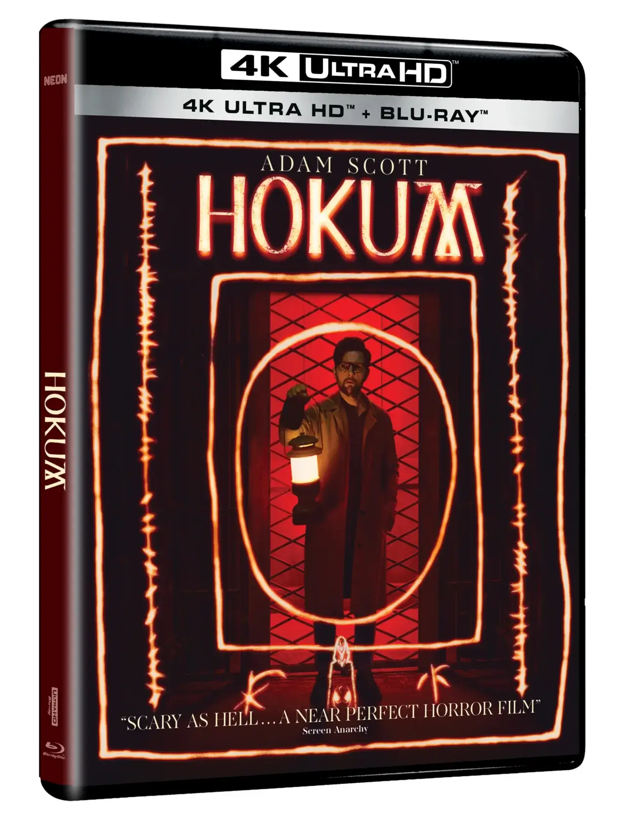 The 4K pack shot of Hokum.