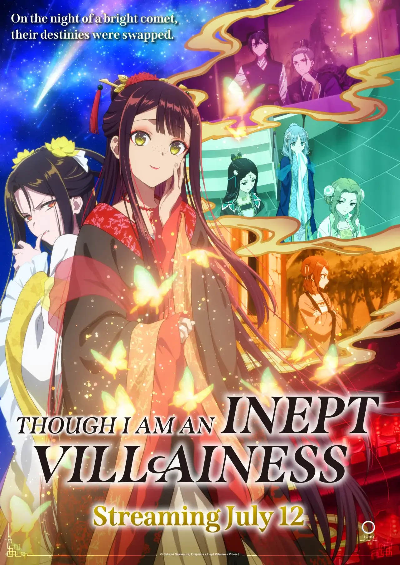 Though I Am an Inept Villainess NA key visual