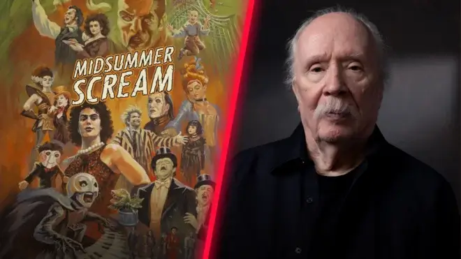 Midsummer Scream poster. John Carpenter image credit to: Sophie Gransard